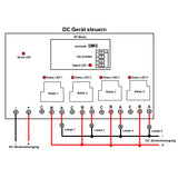 DC 12V 433 Mhz Funkschalter Reichweite 5000m mit 4-Kanal 30A Relaisausgang