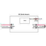 DC 8~15V / 15~26V Eingang & Ausgang Funkschalter Ausgelöst durch DC Strom (Modell 0023006)