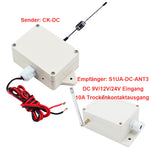 DC 9V/12V/24V Funk Sender Empfänger Set Ausgelöst durch Gleichstrom