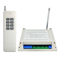 DC 12V Universal Funkschalter mit 8-Kanal 10A Potentialfreier Ausgang | 5km Hoher Reichweite für Innenbereich
