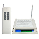 DC 12V Universal Funkschalter mit 8-Kanal 10A Potentialfreier Ausgang | 5km Hoher Reichweite für Innenbereich