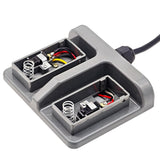 Doppel-Fußpedalschalter mit Momentan modus für DC Motor und Linearantrieb (Modell 0044107)