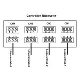 Synchronregler zur Synchronsteuerung von 4 Hohe Leistung Linearantrieben/Elektrozylinder C