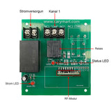 Eine-Steuerung-Zwölf drahtlose AC 110V 220V RF-Relaisschalter mit 1 12Kanal Sender und 12 Einkanal Empfängern (Modell 0020362)