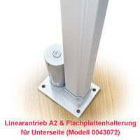 Elektrischer Linearmotor mit Potentiometer 10MM Hub 2000N Schubkraft (Modell 0041660)