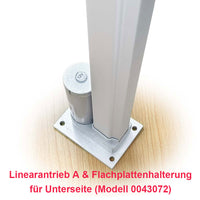 Teleskop Linearantrieb 2000N / Hochleistungs Elektrozylinder 400mm Hub (Modell 0041506)