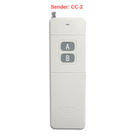 Funk Sender Empfänger Set AC 230V mit 5000M Fernbedienung Reichweite (Modell 0020146)