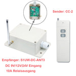 1-Kanal DC Funkschalter Outdoor mit Potentialfreier Ausgang für Outdoor-Anwendungen
