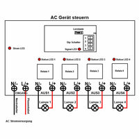 Lichtschalter Fernbedienung/Funkschalter 230V 5KM Fern Funkschalter (Modell 0020673)