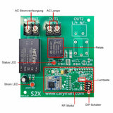1-Kanal LORA Empfänger 220V 230V mit 10A AC Ausgang – 5000m Arbeitsabstand für Smart Outdoor 
