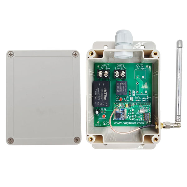 1-Kanal LORA Empfänger 220V 230V mit 10A AC Ausgang – 5000m Arbeitsabstand für Smart Outdoor 