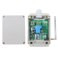 1-Kanal Wasserdichter Drahtloser Empfänger 12V 24V mit 30A DC Ausgang und 5000m Arbeitsbereich für Outdoor-Anwendungen