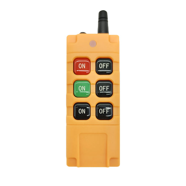 6 Knöpfe 3000 Fuß Robust Industrie Typ Wasserdichter Funkfernbedienung / Sender (Modell 0021088)