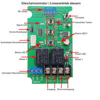 500M DC Motor Funk Controller / Radio Empfänger Vorwärts & Rückwärts (Modell 0020323)