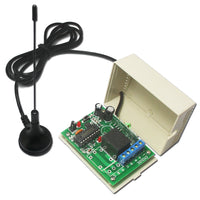 Eine Fernbedienung, vier RF-Empfänger, kabelloses RC-System, Selbstsichernd, Momentan, Verriegelung Modussteuerung (Modell 0020354)
