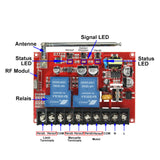 Funk Set für AC 220V 380V Winden Motor mit Vorwärts Rückwärts Drehung (Modell 0020028)