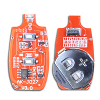 2 Knöpfe 50M Enkodierung Chip EV1527 RF Fernkontroller / Sender mit Schiebedeckel (Modell 0021132)