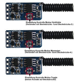 Mini DC4~12V Strom Eingabe / Ausgang 1 Kanal Funk Fern Empfänger / Kontroller (Modell 0020638)