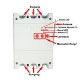 Wasserpumpe Automatische Motorsteuerung durch Wassersensor Schwimmschalter-Regler Befüllen / Entleeren AC380V (Modell 0020529)