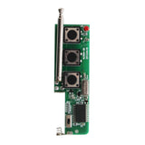 3 Knöpfe Funk RF Fernkontroller/Sender mit Wandklebriger Stütze (Modell 0021057)