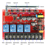 AC380V 4 Kanäle Steuerung Funkfernbedienung Motor Pumpe MotorleistungDrei-Phasen-Tauchpumpe industrie Kondensatormotor (Modell 0020700)