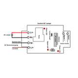 220V 240V Eingang Ausgang Hochleistung Funk-Fernbedienung Schalter System (Modell 0020439)