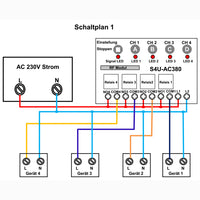 AC380V 4 Kanäle Steuerung Funkfernbedienung Motor Pumpe MotorleistungDrei-Phasen-Tauchpumpe industrie Kondensatormotor (Modell 0020700)