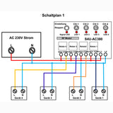 380V vier Kanäle Funkfernbedienung Motor Pumpe Motorleistung 9KW Drei-Phasen-Tauchpumpe industrie mit 4 Taste Sender (Modell 0020701)