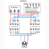 AC380V 4 Kanäle Steuerung Funkfernbedienung Motor Pumpe MotorleistungDrei-Phasen-Tauchpumpe industrie Kondensatormotor (Modell 0020700)