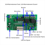 2-Kanal DC12V Funk Empfänger Zetiverzögerter 0-99Stunden funkschaltsysteme funkmodul strom funkschalter 24v (Modell 0020484)