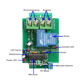 1 Kanal Gleichstrom 12volt Funk-Empfänger 433Mhz Leistung Power Output 30A Hochleistung fern steuerung funkrelais schalt (Modell 0020052)