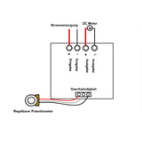 DC6V~90V 8A Motor Geschwindigkeit Regelbarer Schalter / Drehzahlregler (Modell 0044002)