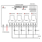 Langstrecken 30A Relais-Funkempfänger mit Großem Ausgang, Wasserdichtem Gehäuse und Wasserdichtem Stecker (Modell 0020445)