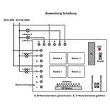50M 4CH NO/NC Trockenkontakt-Funkfernschalter zur Steuerung von vier Geräten (Modell 0020169)