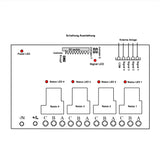 Wechselstrom-Doppelpol-Doppelschalter Funkempfänger (DPDT) für Winde/Kran Hebezug Elektrisch mit Fernbedienung (Modell 0020565)
