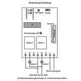 2 Kanäle DC RF Relais Empfänger mit NO/NC Trockenkontakt (Modell 0020063)