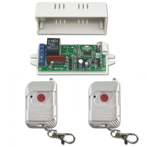 1-Kanal AC Funkschalter 110V 220V - Funksteuerung Leuchte Motor Hausgerät mit Kontrollmodus Toggle (Modell 0020004)