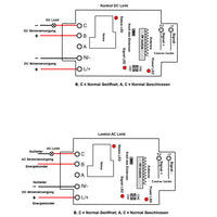 1 Wege Wechselstrom 30A Hochleistungs RF Funkfernschalter mit Trockenkontaktausgang (Modell 0020276)