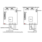 Toggle/Momentan/Verklinkte Modus 1 Kanal Funk Fernkontrollsystem mit Zeitverzögerung Funktion (Modell 0020011)