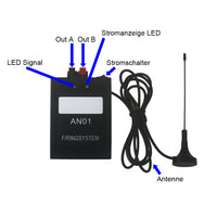 433 MHz Funkzündanlage Feuerwerk 12-Kanal DC 6V Fernzünder für Pyrotechnik 2000M mit Lernfunktion (Modell 0020380)