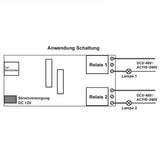 2 Wege Telefon Drahtloses Funk Steuermodul - Mit Passwort, 6 Klingeln Telefon Funkmodul (Modell 0040007)