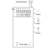 1 Kanal AC Strom Ausgang 1000M Funk Fernsender & Empfänger Toggle/Momentan/Verklinkte Modus (Modell 0020636)