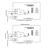 Funkschaltsystem Zeitschalter Zeitrelais Timer 12V Bausatz Relais 0-99h Funkmodul einschaltverzögerung (Modell 0020655)