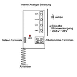 1 Set Mini Kit Funkkontroller/ Sender & Empfaenger Kanal 1 DC6~36V Funk Fernbedienung Empfaengermodule (Modell 0020642)