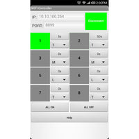 Mobiltelefon WLAN Controller Steuerung – 8 Kanäle Spannungsausgänge Android / iOS System WIFI-Verbindung 30A Leistung (Modell 0022002)