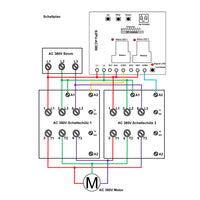 AC380V Funkschalter Funkfernsteuerung Elektromotor Drehstrommotor Flanschmotor 9KW Drei-Phasen-Tauchpumpe Motorsteuerung (Modell 0020079)