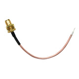 SMA Female Panel Einbaubuchse Stecker Mit versilbertem Kabel für externe Antenne (Modell 0020920)