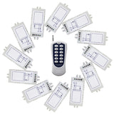 12 Kanäle AC 110/220V Funk Fernkontrollsystem--- ein Sender Kontrolliert 12 Empfänger (Modell 0020625)