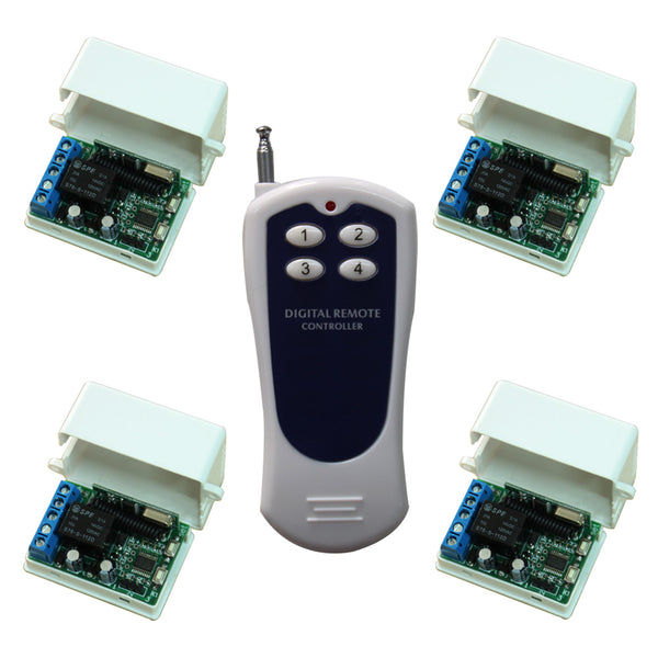 4 Kanal DC 500M Normalerwiese geöffnet/Normalerweise geschlossen Funk Fernempfänger & Toggle/Momentan/Verklinkte Modus m  (Modell 0020016)