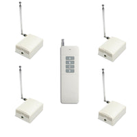 Drahtlose RC-System mit einer Fernbedienung und vier RF-Empfänger 